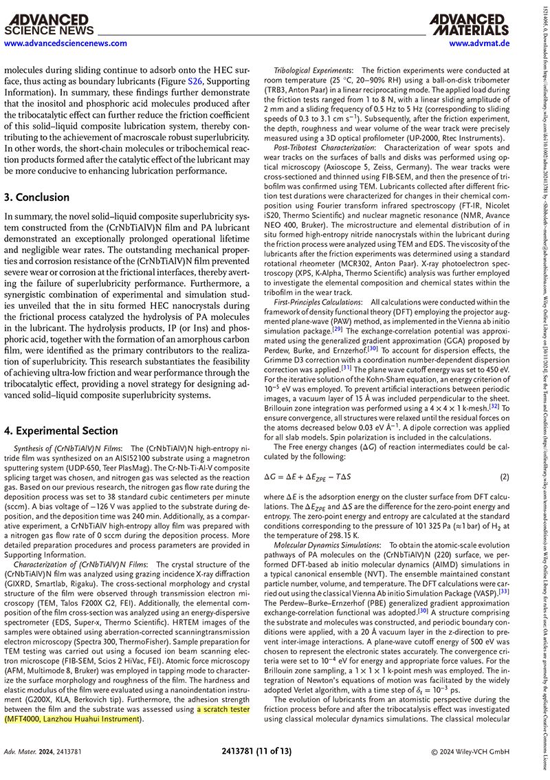 Macro\Superlubricity Induced by Tribocatalysis of High\Entropy Ceramics-11.png